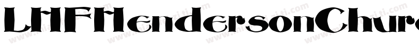 LHFHendersonChurch R字体转换